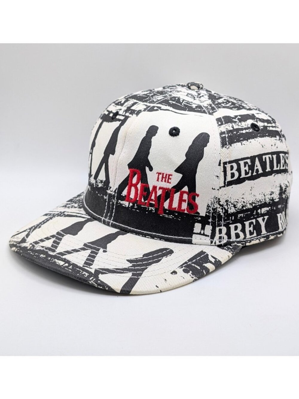 The Beatles Abbey Road Hat Cap 2011 Apple Music Black White One Size Fitted Paul